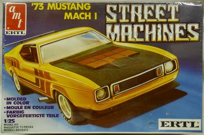 AMT 1/25 1973 Ford Mustang Mach 1 - (AMT/ERTL Issue), 6531 plastic model kit